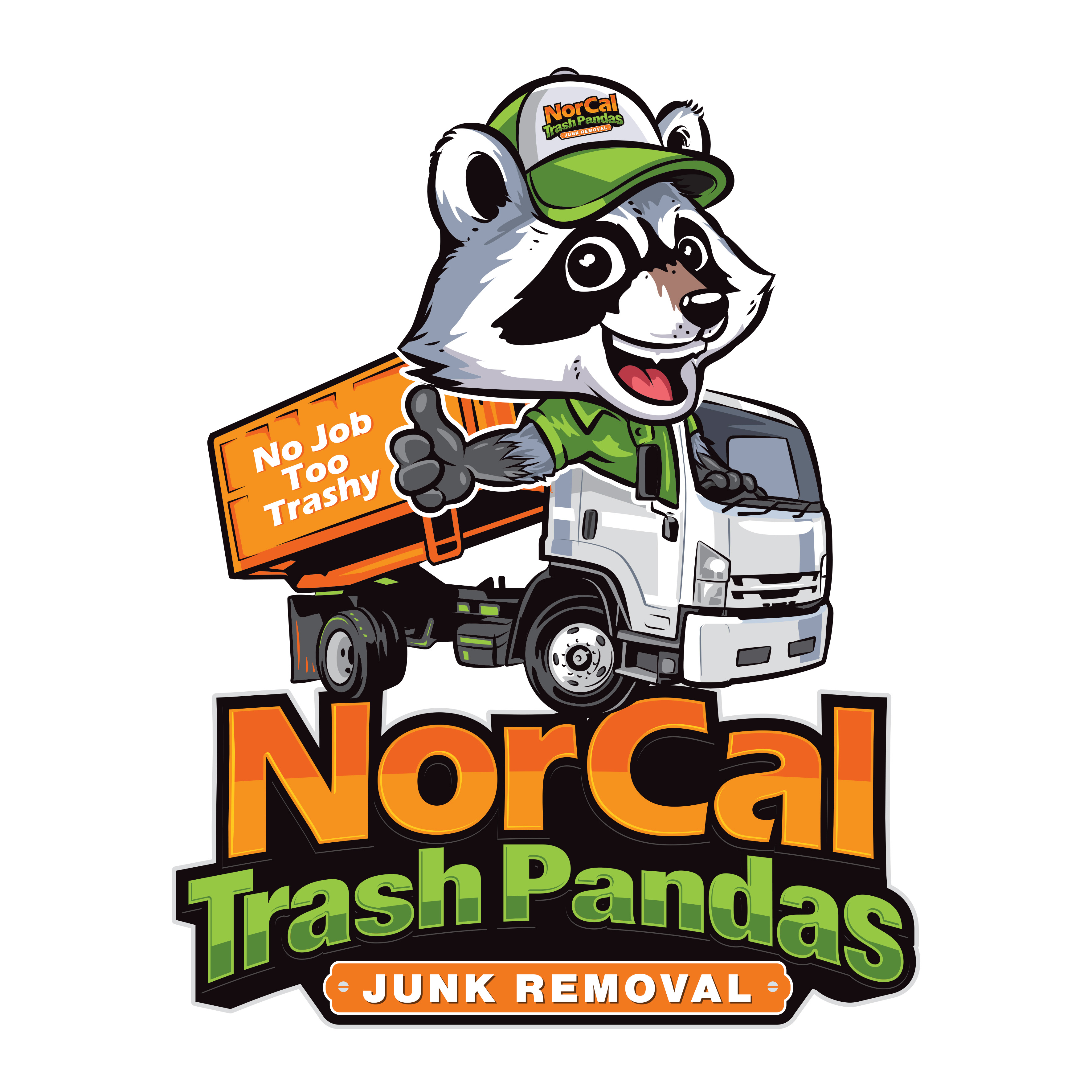 NorCal Trash Pandas Junk Removal logo